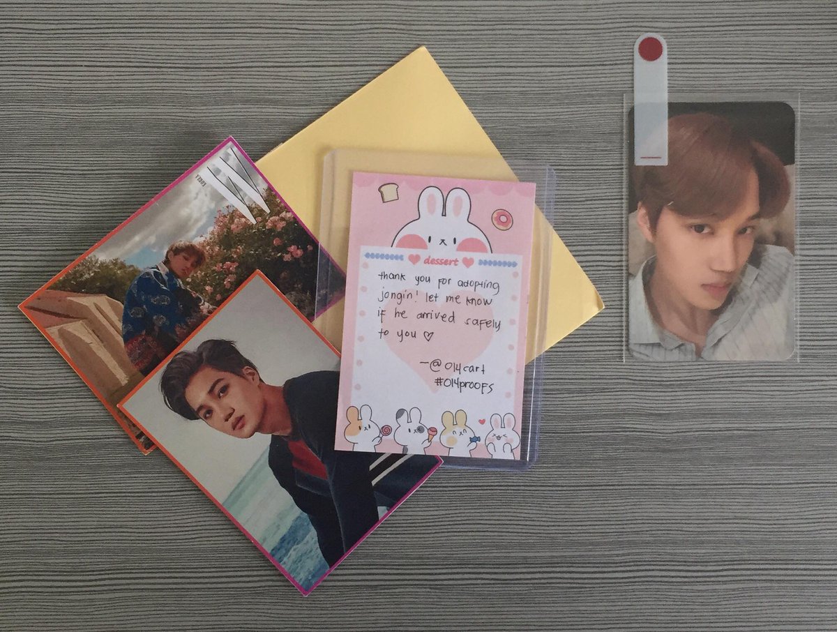 214kart's tweet photo. 彡 @014cart • #014proofs
jongin pc came home today!! thank you so much ♡
꒰ #jhyuncartmails ꒱ https://t.co/avGWI2G28B