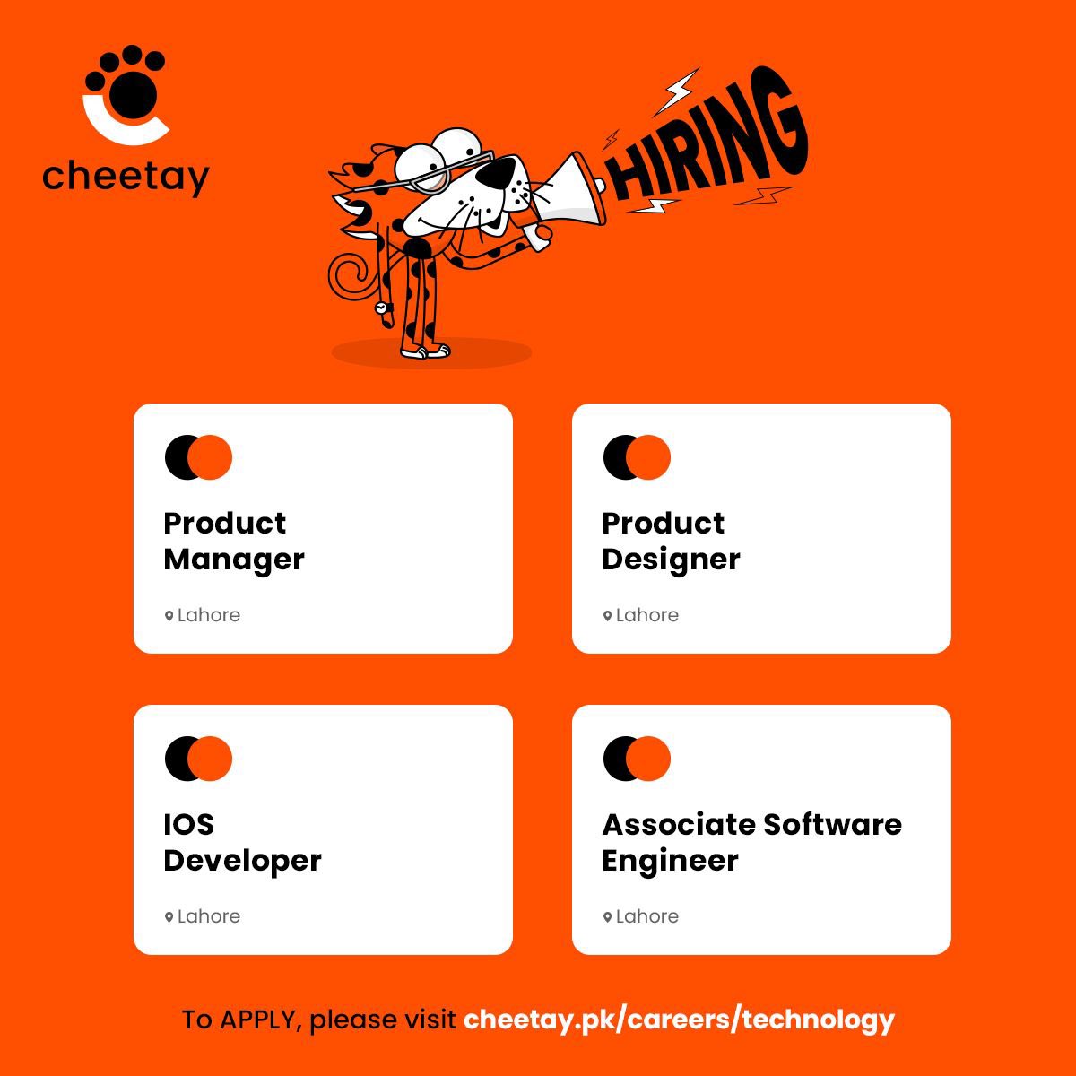 fizza_lamaj's tweet photo. I can vouch for Cheetay for being an amazing place to work, learn and accomplish. We have a few vacancies, so apply where you fit!
Women are encouraged to apply! 🤩 https://t.co/2JNqPbbYbB