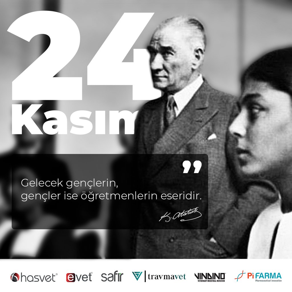 hasvetmedikal's tweet photo. Başta Başöğretmenimiz Mustafa Kemal Atatürk olmak üzere ve Sayın Hidayet Şimşek, Sayın Mustafa Şimşek, Sayın Galima Soylu öğretmenlerimizin ve tüm öğretmenlerimizin öğretmenler günü kutlu olsun. 
#öğretmenlergünü
#24kasımöğretmenlergünü
#hasvetteam
#hasvetakademi
#hasvetekosistem https://t.co/S8HFtcPT6C
