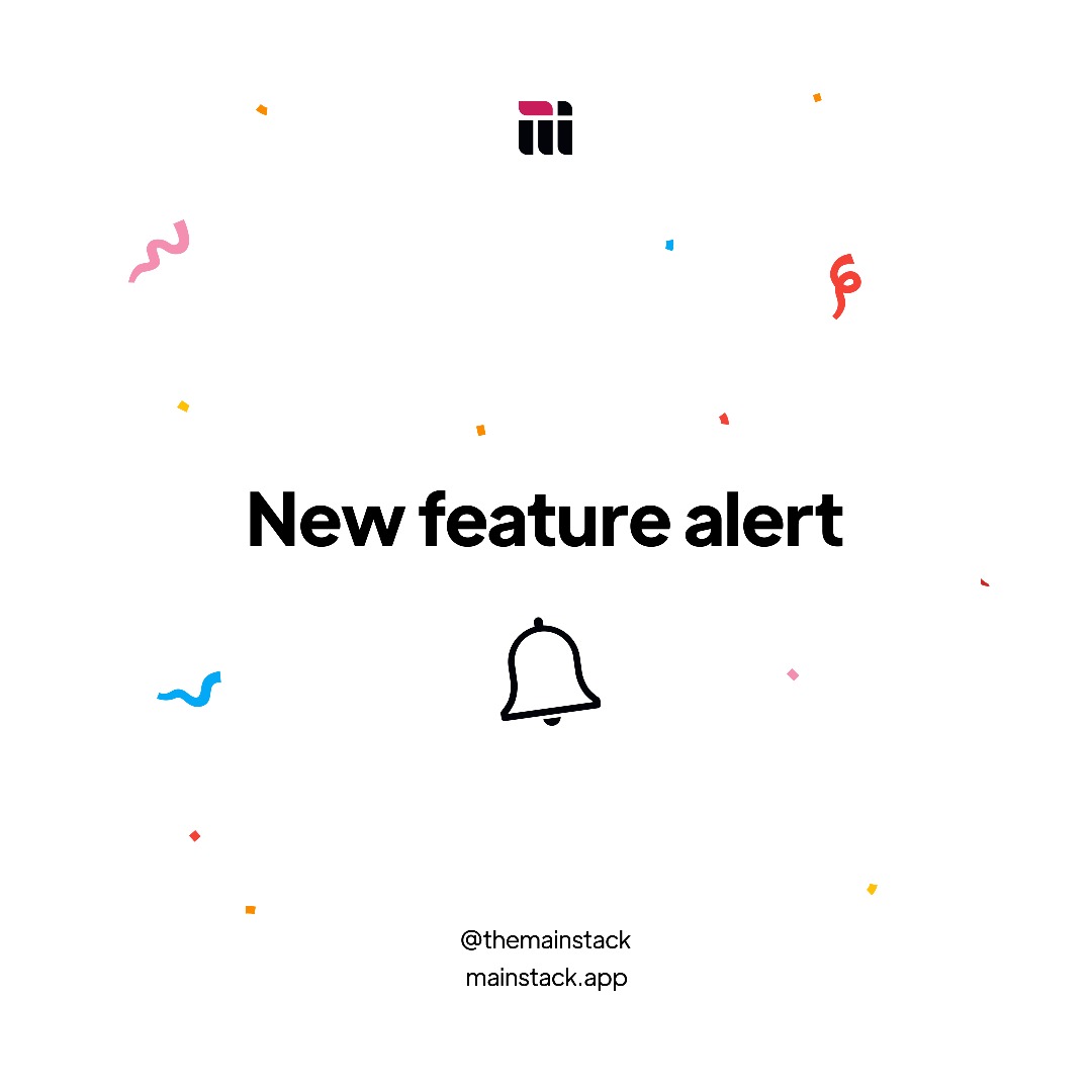 themainstack's tweet photo. Brace up!
Something HOOGE is coming your way soon.
At Mainstack, we are making sure that distance is not a barrier for you any longer😉
#Mainstack #MainstackExperience #ContentCreator #Entrepreneurs #ContentCreation #Newfeature https://t.co/3Y0t2Zl4hx