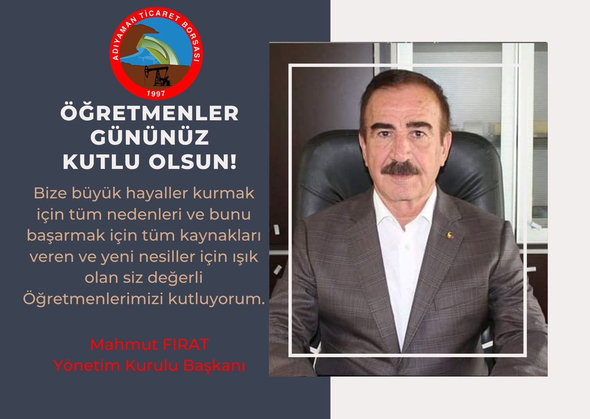 MAHMUTFIRAT11's tweet photo. #24kasımöğretmenlergünü
Bize büyük hayeller kurmak için tüm nedenleri ve bunu başarmak için tüm kaynakları veren yeni nesiller için ışık olan siz değerli Öğretmenlerimizi kutluyorum. https://t.co/Jf0jVBdZL7