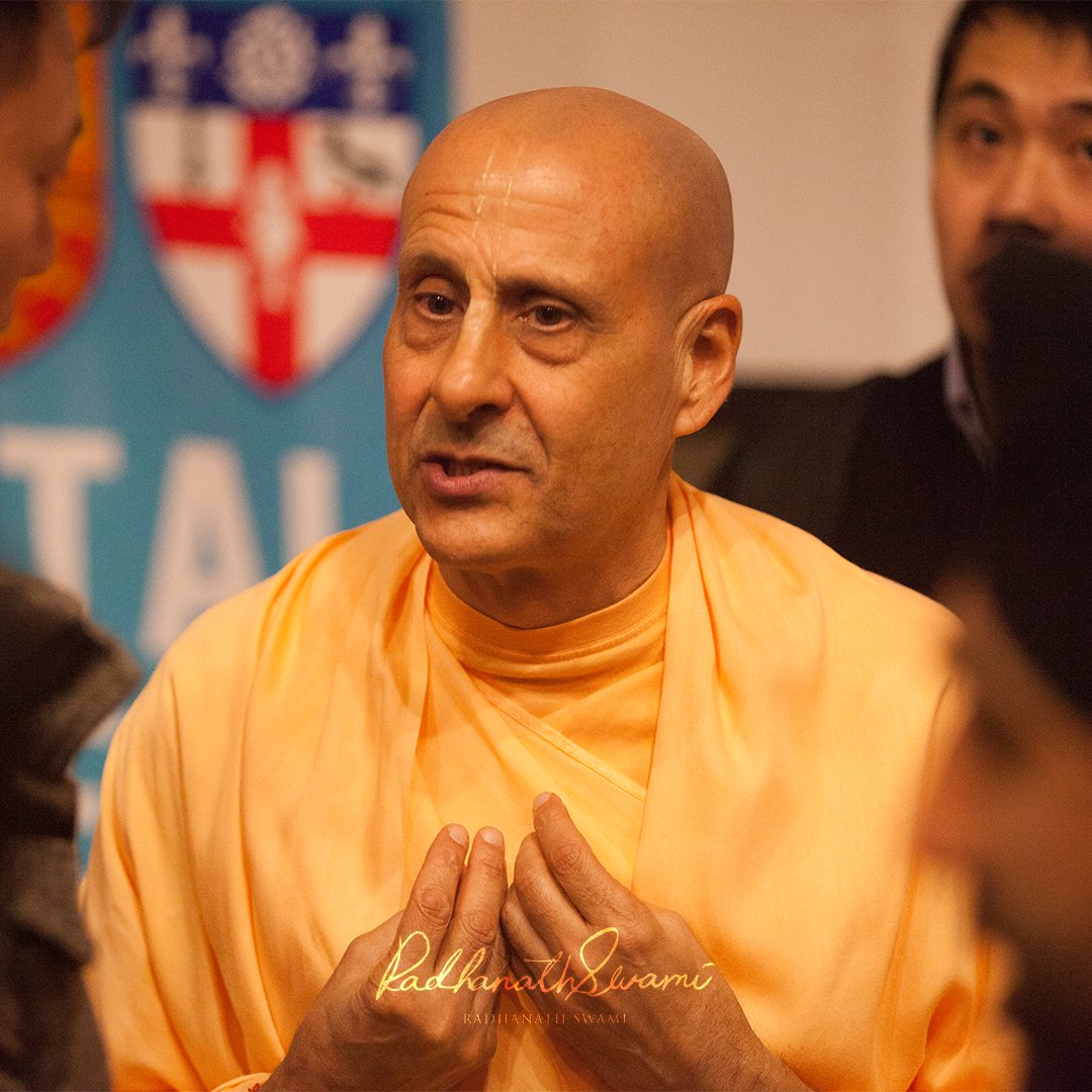 radhanathswami's tweet photo. "True happiness is forever within us, but we have only the present moment to seek and find it." https://t.co/CdbGpy07Ol
