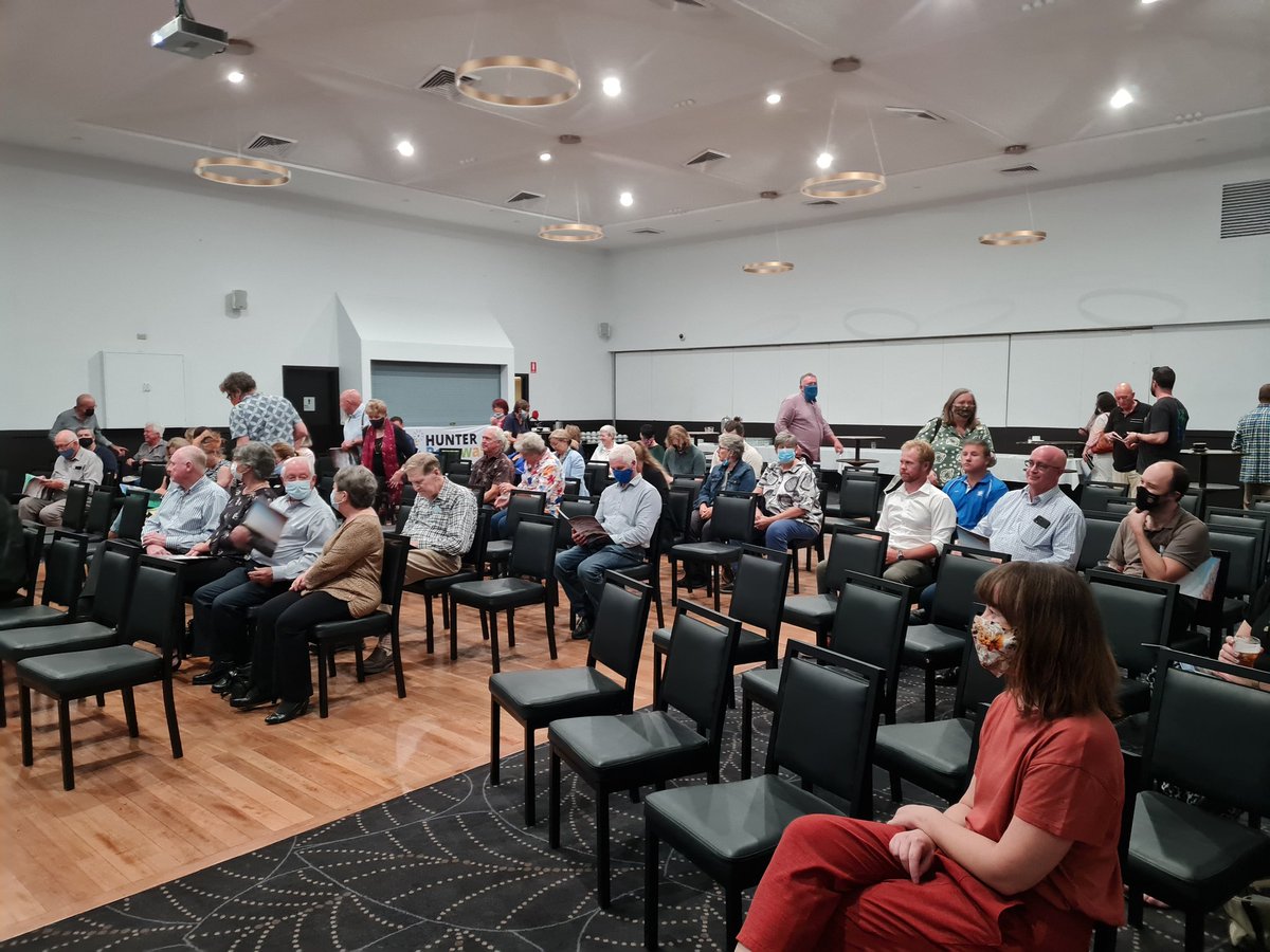 jaiallison's tweet photo. Glad to be launching the "Voices of the Hunter" report in Singleton tonight. The opportunities open up when we listen to community voices  in #transition @economy_next https://t.co/M990QF27Nn