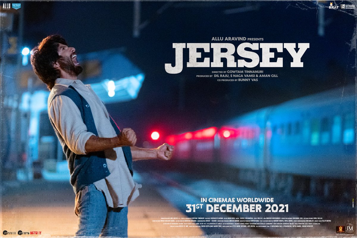 shahidkapoor's tweet photo. #Jersey the triumph of the human spirit! 

https://t.co/fIfJeSXLgX

@mrunal0801 @gowtam19 #AlluAravind @theamangill @AlluEnts @DilRajuProdctns @SitharaEnts @brat_films https://t.co/wLbfxIfwfZ