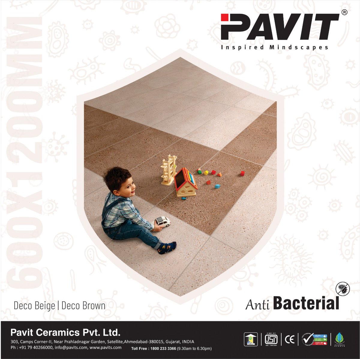 pavitceramics's tweet photo. Create beautiful stories and everlasting memories with your loved ones in your precious #home with our #AntiBacterial '#DecoBeige', '#DecoBrown' 600X1200MM #Tiles.
Contact: 1800-233-3366
Website: https://t.co/ibrGTWI3iH
#PavitCeramics #Pavit #IndoorTile #FloorTile #TilesDesign https://t.co/uggLOzVsv0