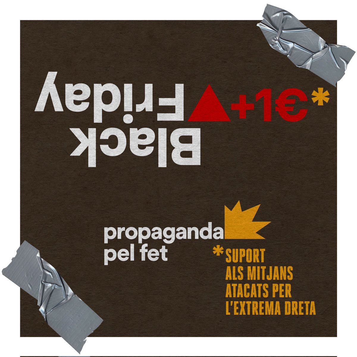 Black friday? 😱🤢
Des d'avui fins al 30 de novembre  apugem els preus i ho fem per solidaritat!

Com ja sabeu sempre hem anat una mica a la contra, i aquesta vegada volem aprofitar una data assenyalada pel consumisme desfasat, per fer-lo solidari!
botiga.ppf.cat
