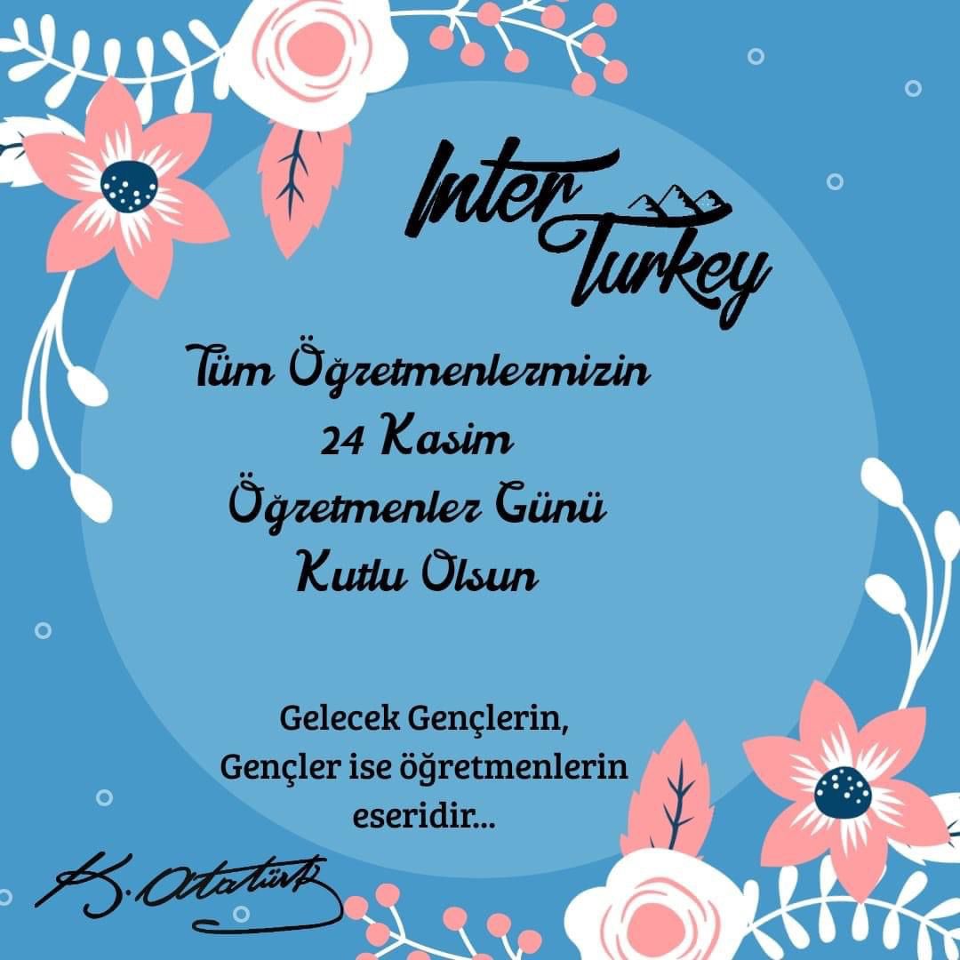 interturkeytr's tweet photo. #ÖğretmenlerGünü #ÖğretmenlerGünü “Bir öğretmen bir çocuğu , bir çocuk ise dünyayı değiştirir👫”

Verilen hiçbir emek bu kadar anlam kazanmamıştı..
Bir harf öğretene  bin yıl saygıyla🙏🏻
Öğretmenler Gününüz Kutlu Olsun🌸
#InterTurkey #GezginBurada https://t.co/ROsR2wrK8z