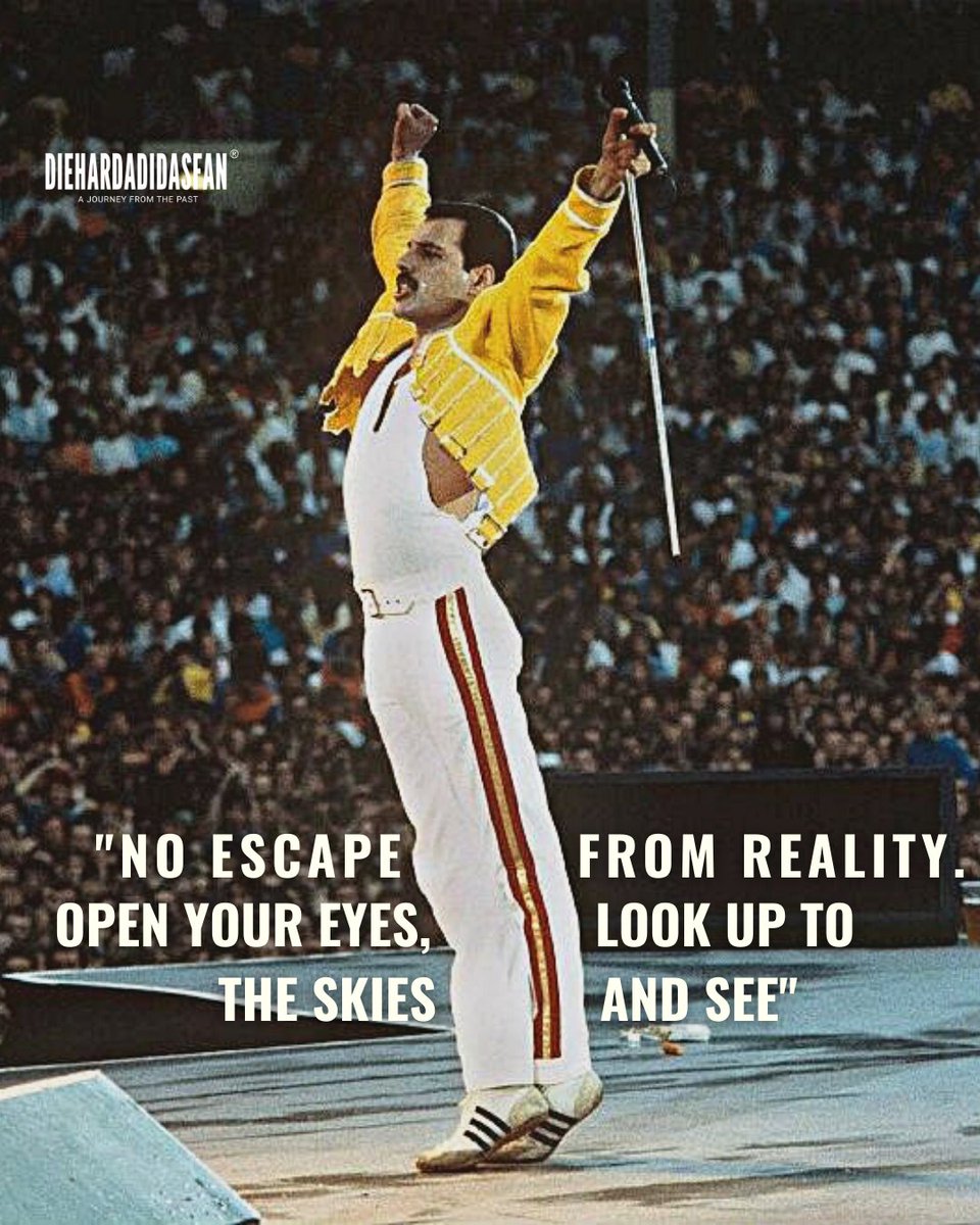 DIEHARDADIDAS's tweet photo. Hari ini tepat sudah 30 tahun yang lalu, seorang Legend Freddie Mercury meninggal dunia. Dari beberapa aksi panggungnya, beliau terlihat sering kali memakai adidas Herkules.
Dari sekian banyak lagu Queen diehardpeople paling suka lagu apa?
#3foil_id
#3foil
#diehardadidasfan https://t.co/WleCQIascI