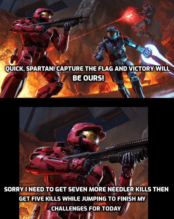 BERSERKER_THiiS's tweet photo. #HaloInfinite in a nutshell. https://t.co/gktY8josMn