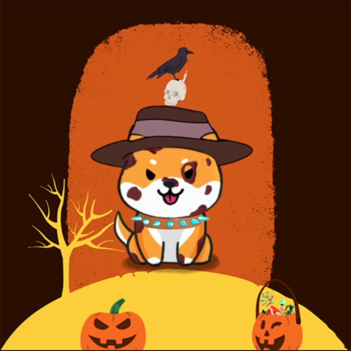 This pup is so classy with his Fedora hat! Just look at how many candies he was able to fetch from just his first round around the neighborhood. He's going to clean everyone out at this rate! 

This #NFT goes to @Harmotex for his $FLOKI $ONE giveaways.

davinci.gallery/view/0x3c9cb04…