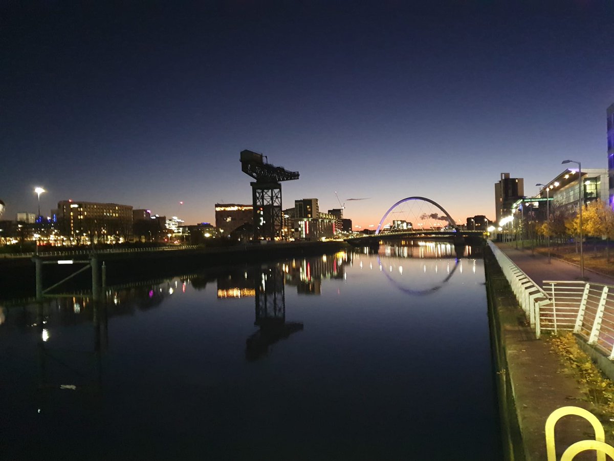 EduScotland's tweet photo. Beautiful sunrise here in Glasgow as we prepare for Day Two of Learning Places Scotland. We’re looking forward to another great day. See you there #LPS2021 #SECGlasgow #learningestate #education #architecture #construction https://t.co/IoDF0ia2Ll https://t.co/B8ABrwRME9