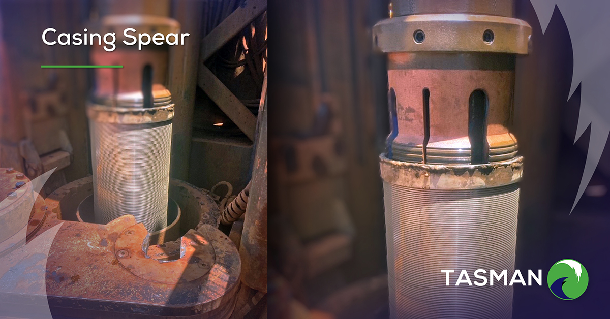 TasmanOilTools's tweet photo. It’s always great seeing our tools out in the wild; and even better when they involve a successful fishing job! This image shows one of our 13.3/8” Casing Spears doing its thing. Find out more here: https://t.co/sJYCLTvWNM #Tasman #YPFTF #SupportingEnergyTransition #CasingSpear https://t.co/DWDpMvEPab