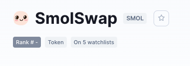 SmolSwap tweet media