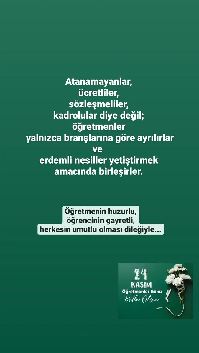 #ÖğretmenlerGünü