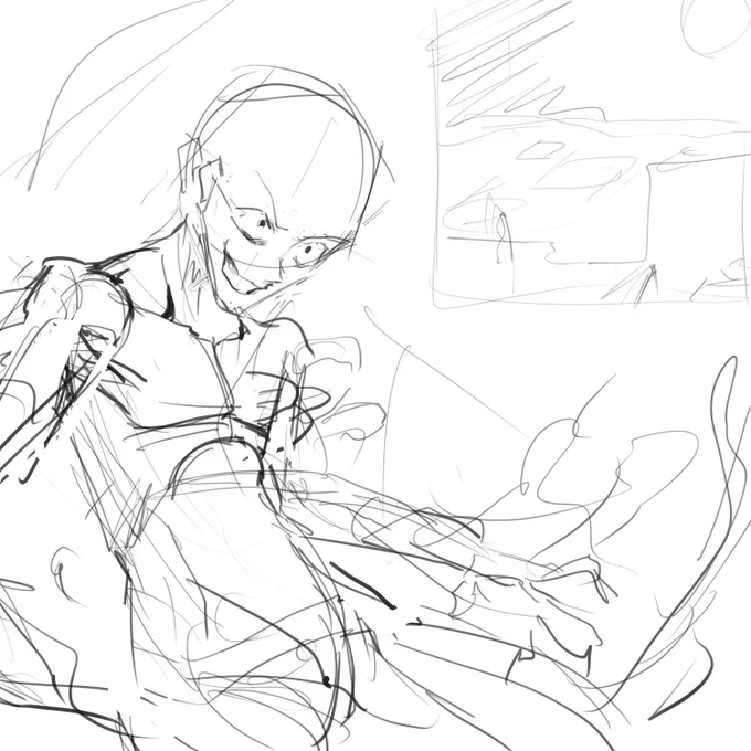 (OC draft) I like drawing crazy faces 
