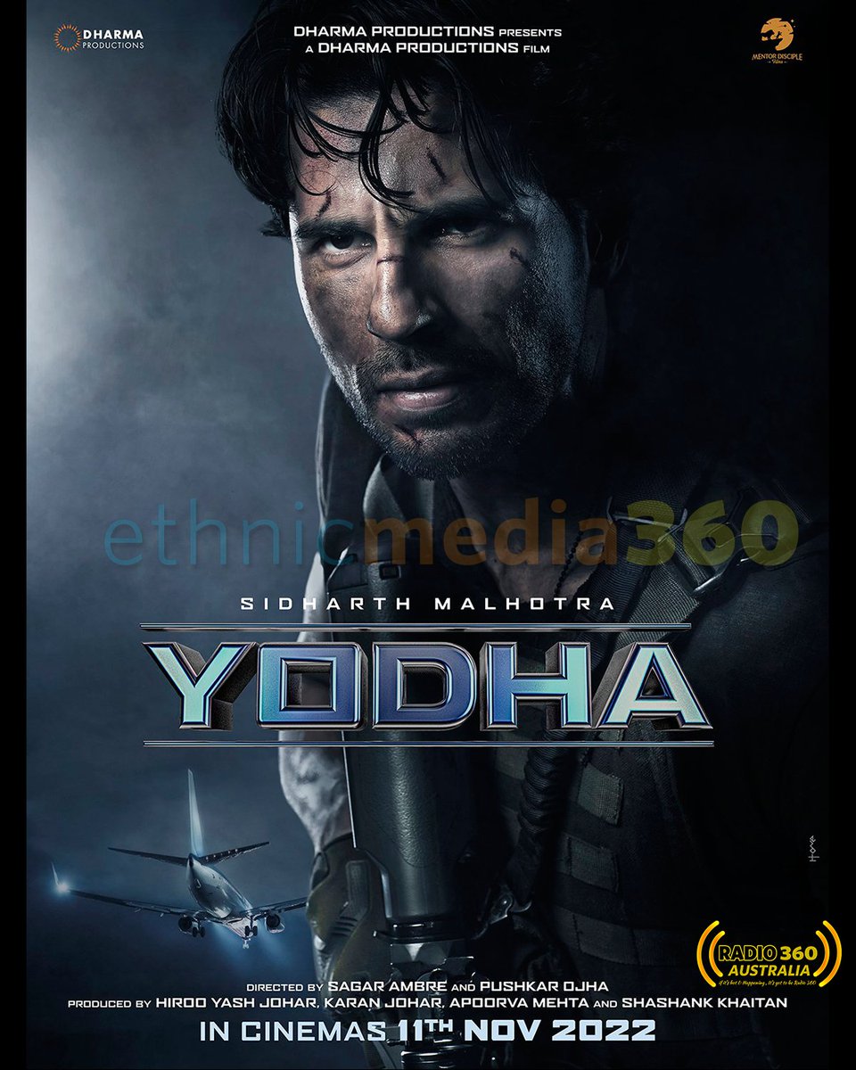 Fasten  your seatbelt because this will be a RIDE! #Yodha, directed by Sagar Ambre &amp; Pushkar
 Ojha, is coming to hijack your screens on 11th November 2022. Female leads will be
 announced soon! @dharmamovies  @sidmalhotra @karanjohar  <a href="/apoorvamehta18/">Apoorva Mehta</a>  <a href="/DharmaMovies/">Dharma Productions</a>