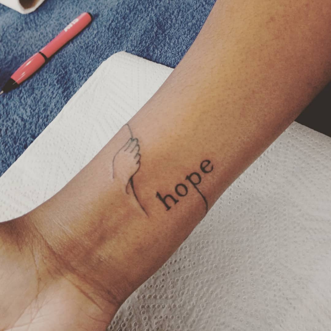 Hope Tattoo Meaning To cherish a desire with anticipation  to want  something to happen or be true  YouTube