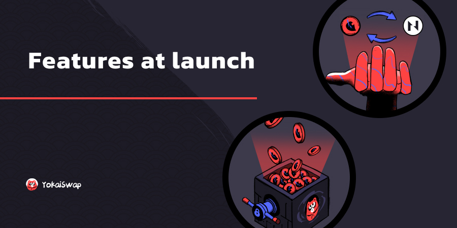 yokaiswapnervos's tweet photo. The first #Dex launching on #Nervos on 3️⃣ December, here’s a little teaser for what will be available:
✅$CKB/$YOK Trading Pair
✅$YOK Staking

What other trading pairs and features would you like to see on #YokaiSwap? 🤔 https://t.co/zP56pqQSUd