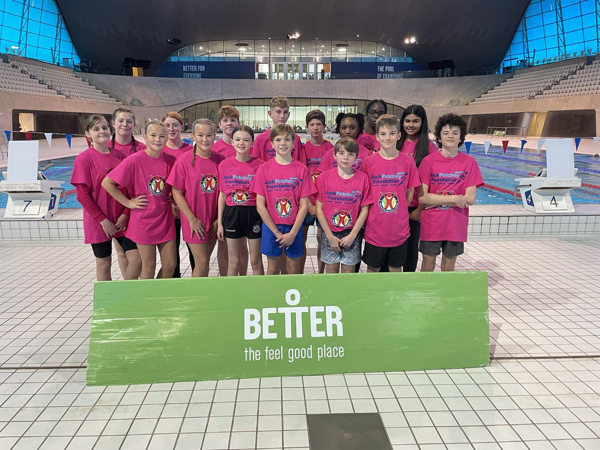 Ready to start <a href="/AquaticsCentre/">London Aquatics Centre</a> for Essex special school with leaders from William Edward school <a href="/ThurrockSSP/">Thurrock SSP</a> <a href="/ActiveEssex/">ActiveEssex</a> <a href="/JPFoundation/">Jack Petchey Fdn</a> <a href="/Dompanathlon1/">Dom Fenton</a> <a href="/PentlandBrands/">Pentland Brands</a>