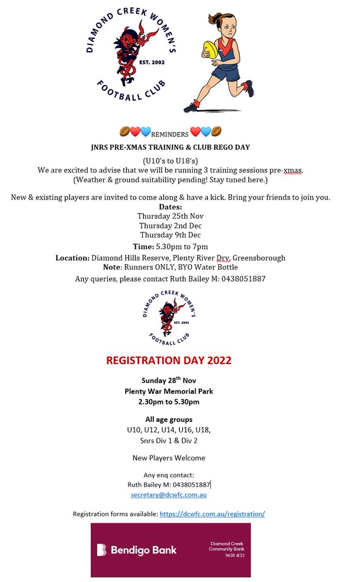 Diamond Creek Women's FC tweet media
