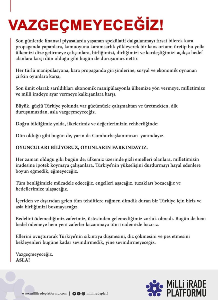 #DevletiminYanindayim