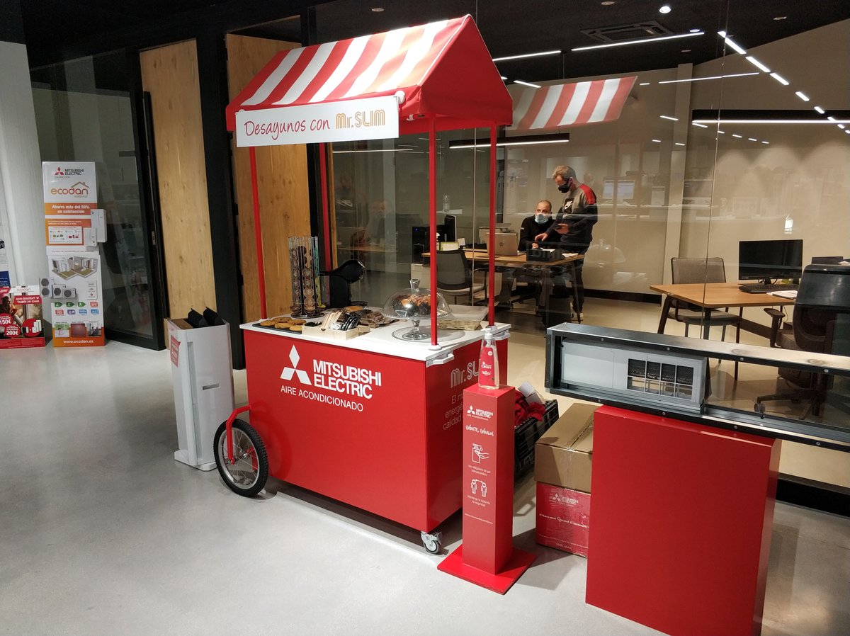 levantia_es's tweet photo. En Levantia Alicante ya tenemos todo listo para comenzar con los Desayunos Mr. Slim de @MitsuElect. Solo hoy y mañana de 8:30 a 12:00 horas.
Además, hoy tenemos sesión formativa en Aerotermia y mañana en Calidad de Aire (9 horas).
#Levantia #Aerotermia #MrSlim #Mitsubishi https://t.co/m5F4RxfRGp