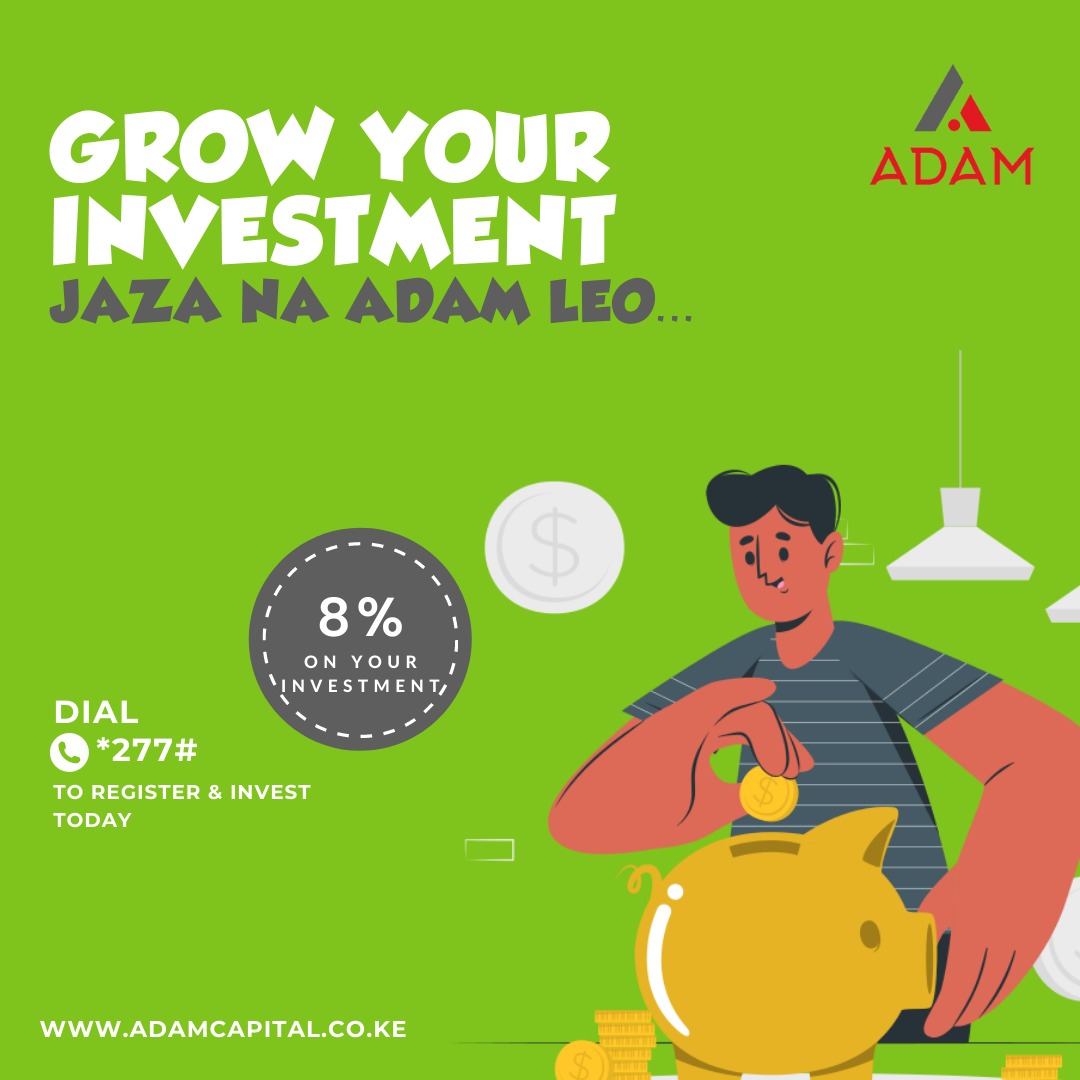 adamcapitalke's tweet photo. Don't leave your Money idling in your wallet, savings or bank account. Invest with JAZA today by dialing *277# to register and invest as little as KES 100. https://t.co/ZuEPZ4SRDV
