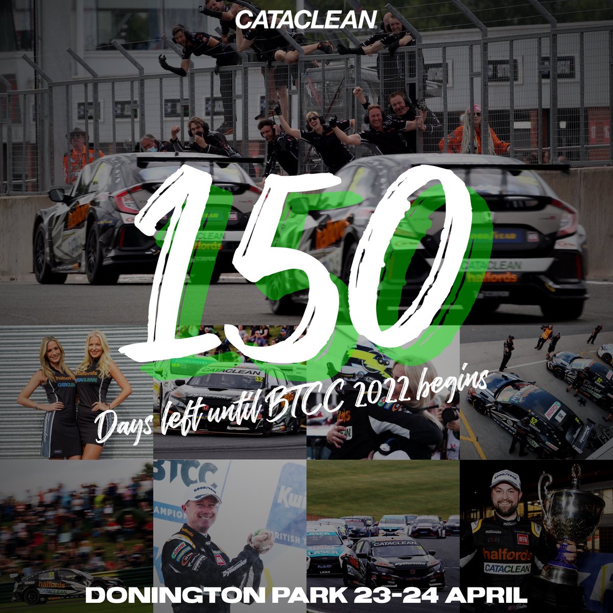 Catacleanuk's tweet photo. 📆⏰ Yep, the countdown to 2022 is well and truly on.

What can we say? Everyone at @TeamDynamics - drivers, mechanics, engineers, hospitality staff - we all live for racing! 🏁🥳

#Cataclean #BTCC @BTCC #Racing #Motorsport #Rowbo32 #Flash52 #TeamDynamics #Halfords https://t.co/yif3EoC9Q0