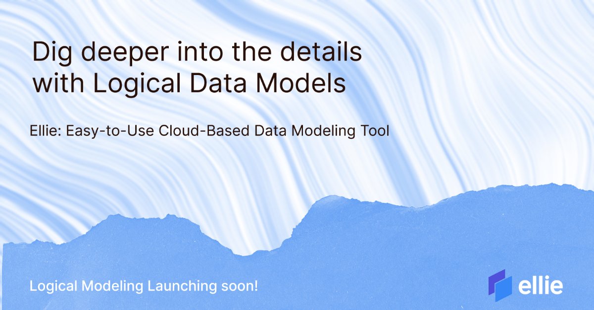 EllieforData's tweet image. #Conceptualdatamodels allow you to identify the highest-level connections between the various elements. However, a #logicaldatamodel might be needed to define the #data in more detail. This will soon be possible in Ellie! Try #datamodeling for free: bit.ly/3zSiw2Y