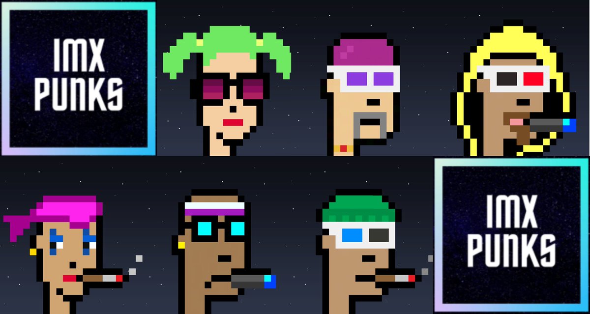 Me_See_NFT's tweet photo. Get your punks gas free @IMXPunks
Only on Immutable X @Immutable
#NFTs #NFT #NFTCommmunity #IMX #imxpunks #NFTGame #NFTartwork #nftcollectors https://t.co/FCK2e5nOi8