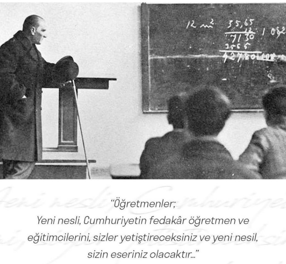 Öğretmenler  günün kutlu olsun Aybüke öğretmenim öğrencilerinin boynu hala bükük