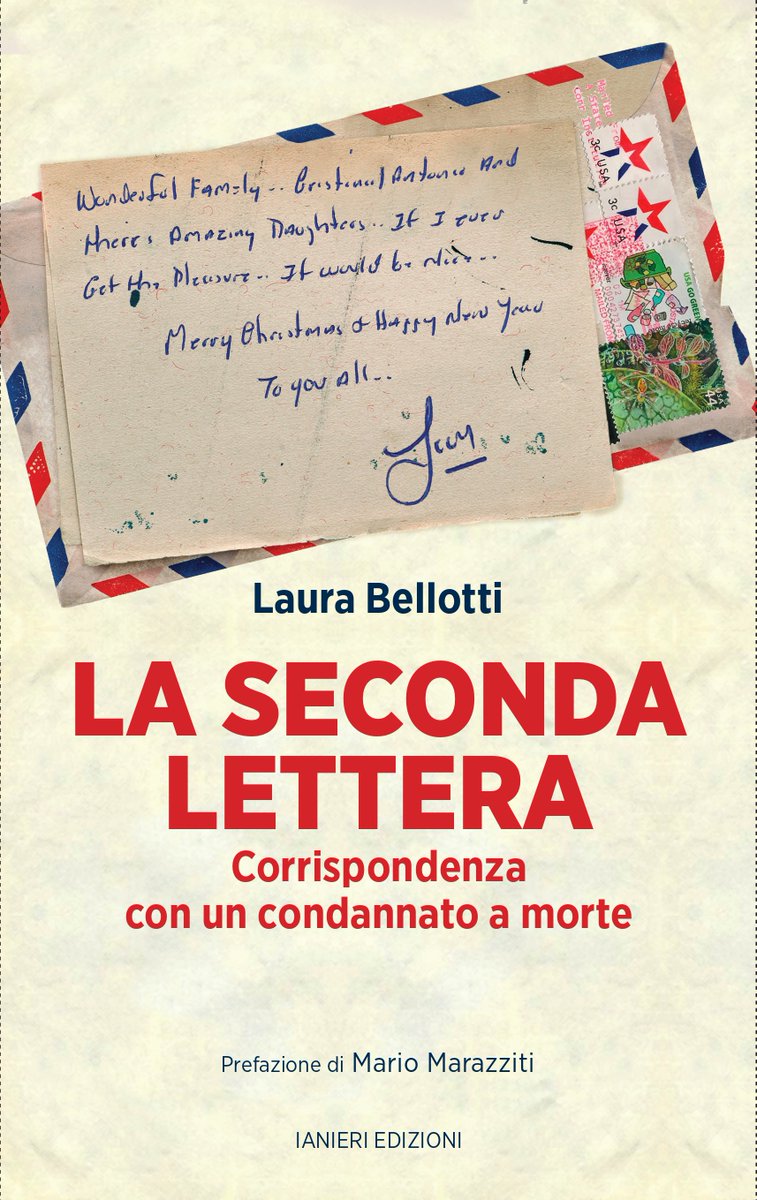 Domani esce LA SECONDA LETTERA. Corrispondenza con un condannato a morte, di Laura Bellotti <a href="/IanieriEdizioni/">Ianieri Edizioni</a> 30 nov Giornata Mondiale delle Città per la Vita, Città contro la Pena di Morte  <a href="/santegidionews/">Comunità di Sant'Egidio</a>