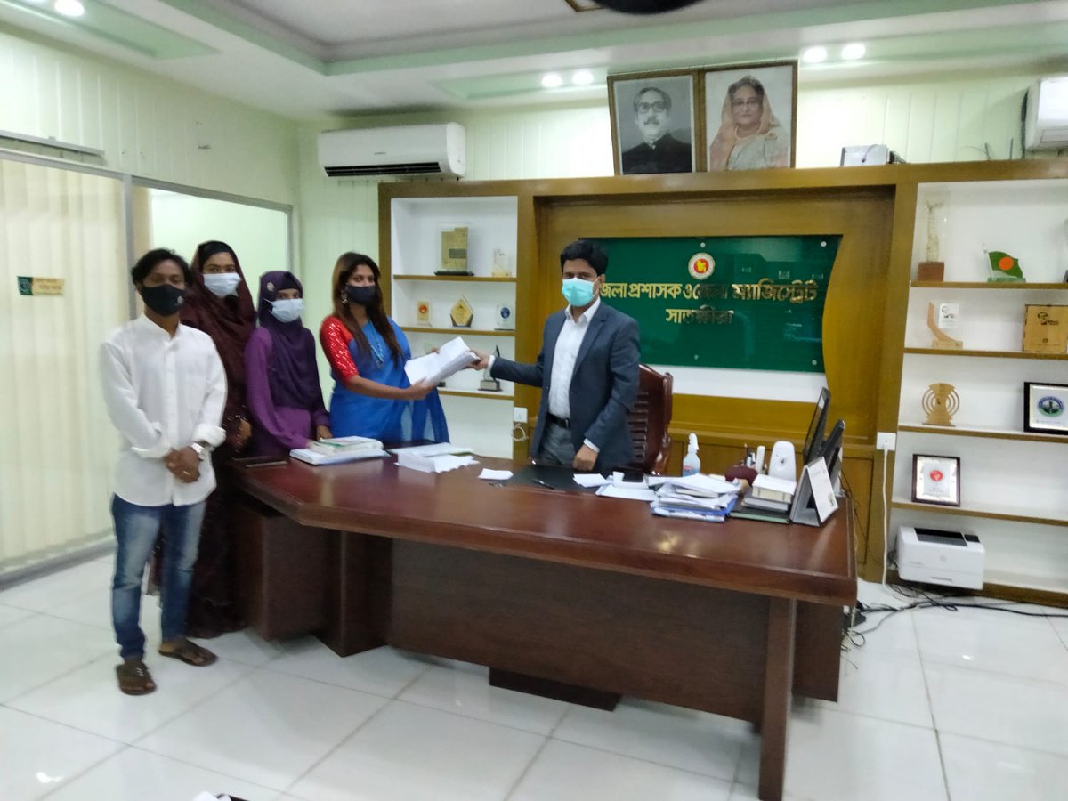 BinduWomen's tweet photo. #5Demand #10thousand people sign on #climatePetition to Prime minister Sheikh Hasina, Bangladesh.Through DC Satkhira
#climatejustice
#ActOnTheGAP
#NoMoreEmptyPromises https://t.co/JQD9e8guG4