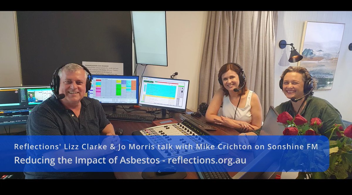 Was a pleasure chatting with Mike Crichton on @98five to kick of National Asbestos Awareness Week and to remind people that #asbestos is still a very real risk. Reflections are proud to be reducing the impact on the #community #asbestosawareness #support 
youtu.be/Ze7byxTt_ao