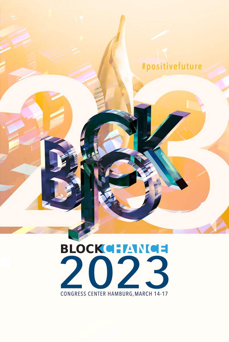 Just 8 days left until #BLOCKCHANCE 2021, but we are already planning the next big steps. One of them is to move to the Congress Center Hamburg for 2023, so we can quintuple our audience and our exhibition space 🐬 #BCE2023 #positivefuture