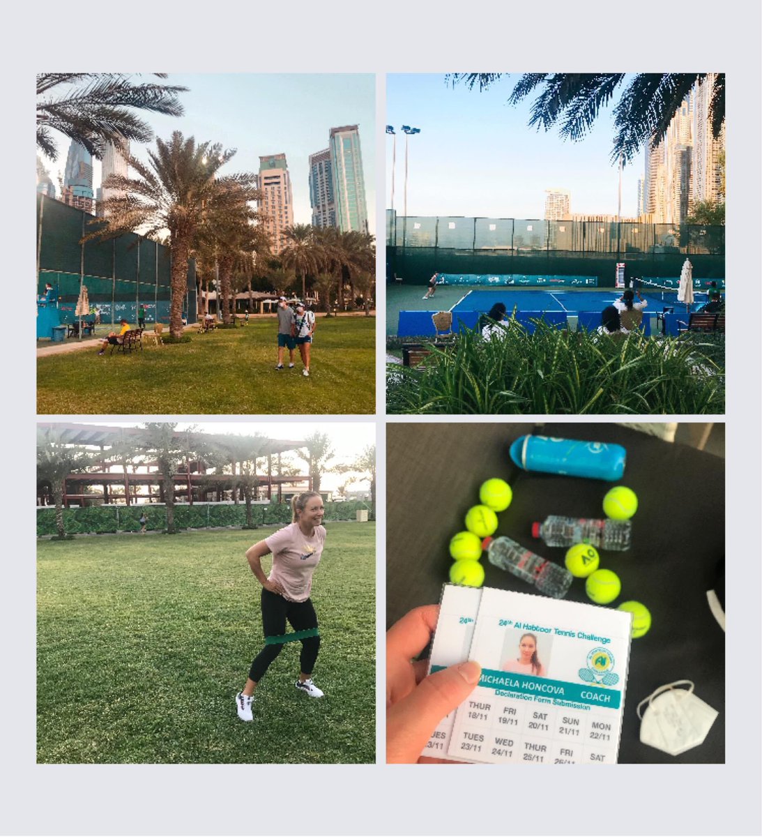 MichaHoncova's tweet photo. ITF  tennis 100 00$ Dubai with Kristina Kucova 🎾💪🏼🏝#itf #tennis #dubai #wta https://t.co/AhiVyeAck1