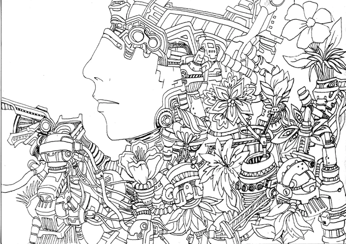 ごちゃごちゃ描いた。線画?
たて続けに作品描いてたので一息つこうと思いつつペンを持ってる…もはや依存症
#アナログ絵描きさんと繋がりたい #絵描きさんと繋がりたい #illustration  #art #イラスト #創作 #芸術の輪 #ペン画 