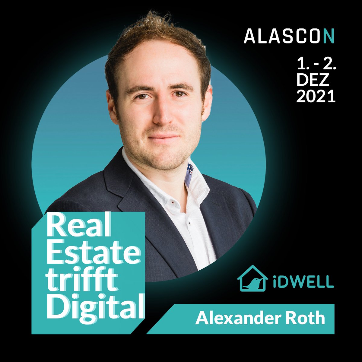 idwell's tweet photo. Real Estate- und Digital-Szene auf einer Konferenz  🏠📲
Unser CEO, Alexander Roth, tritt bei der Alascon 2021 auf 👏

Sichern Sie sich noch heute Ihre Karten für das digitale Event am 1. und 2. Dezember unter: https://t.co/FHO0aZfEx0 https://t.co/bOa26Ak13g