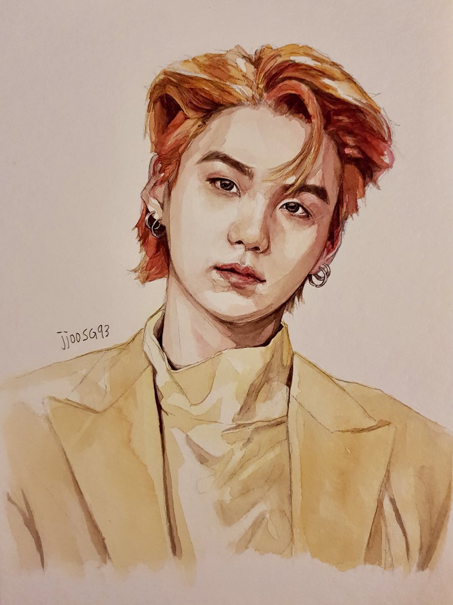 jjooSG93's tweet photo. 🧈🥞💛 #btsfanart #SUGA #jjooFA https://t.co/mzZKZXoCBS