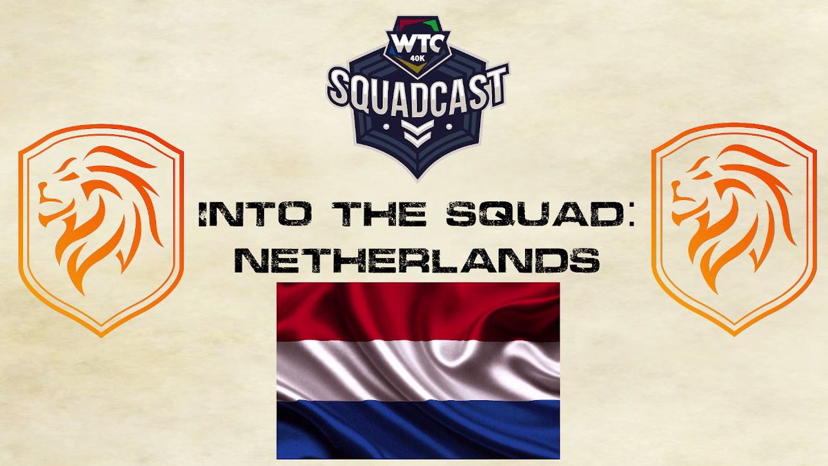 Do not skip over the WTC Squadcast episode with the captain of Team Netherlands, Ruud Steenbakkers.

In it we talk about the Dutch community and what is the future of 40k in the land of the windmills.

You can find WTC Squadcast in Youtube and Soundcloud.

youtube.com/watch?v=Q1vFzI…