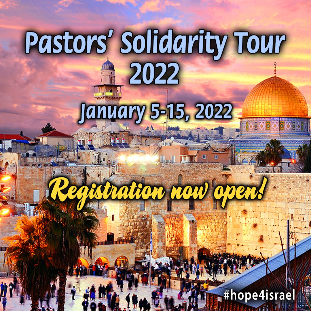hope4israel's tweet photo. Pastors’ Solidarity Tour.
This is your chance to tour Israel in a more intimate setting with other leaders and explore the possibilities of hosting your own future group in Israel.
#ExperienceIsrael #Hope4Israel #PastorsTour
https://t.co/FIFERE1JBV https://t.co/3s98hF8Ydn