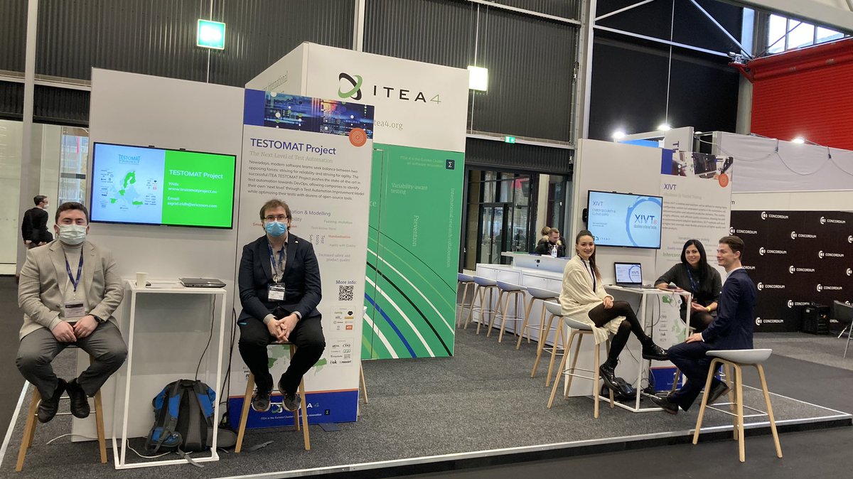 ITEA_4's tweet photo. Join us for day 2 of the @CyberSec_Expo. Visit us at booth 140 and learn more about the innovative solutions solving many #CyberSecurity challenges: #dataprotection #IoTSecurity #factoryofthefuture #ai #testautomation #Frauddetection #varianttesting | #cyberexpo https://t.co/kq1h2KMP7c