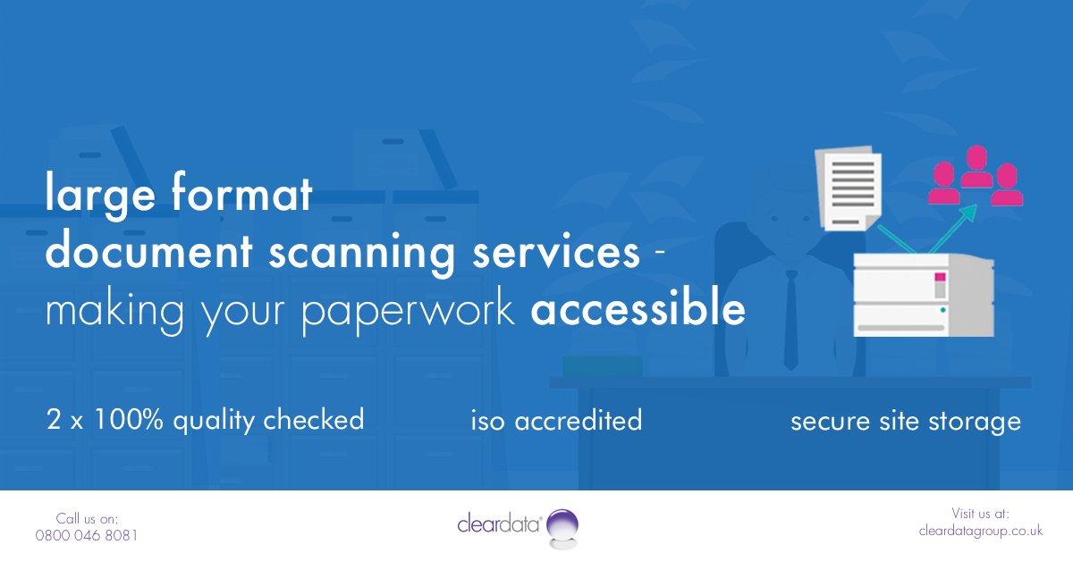 Do you need large format scanning services? We can scan drawings, maps or plans, up to A0 in our UK bureau: bit.ly/largeformatsca… #largeformatscanning #scanningbureau #documentscanning