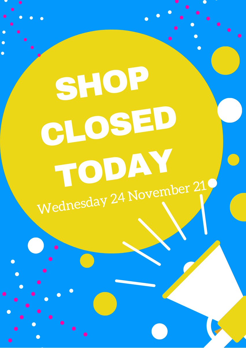 We're sorry - the shop won't be open today due to circumstances beyond our control. We hope to be open again tomorrow.
Sorry for any inconvenience.
PS We're still open online!