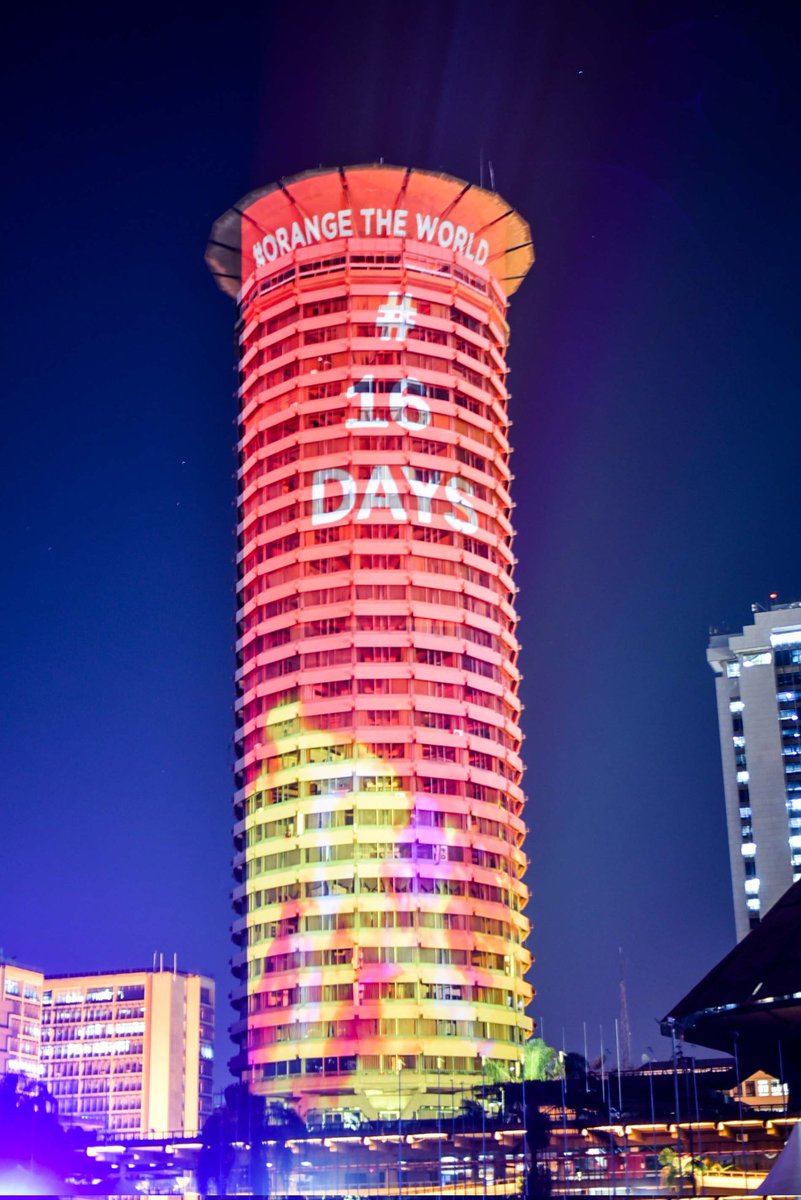 PSYGKenya's tweet photo. 1. The State Department for Gender in partnership with development partners and other stakeholders yesterday launched the 16 Days of Activism to End Gender Based Violence campaign at KICC, Nairobi.
#OrangeTheWorld 
#16Days https://t.co/levovJCb7f