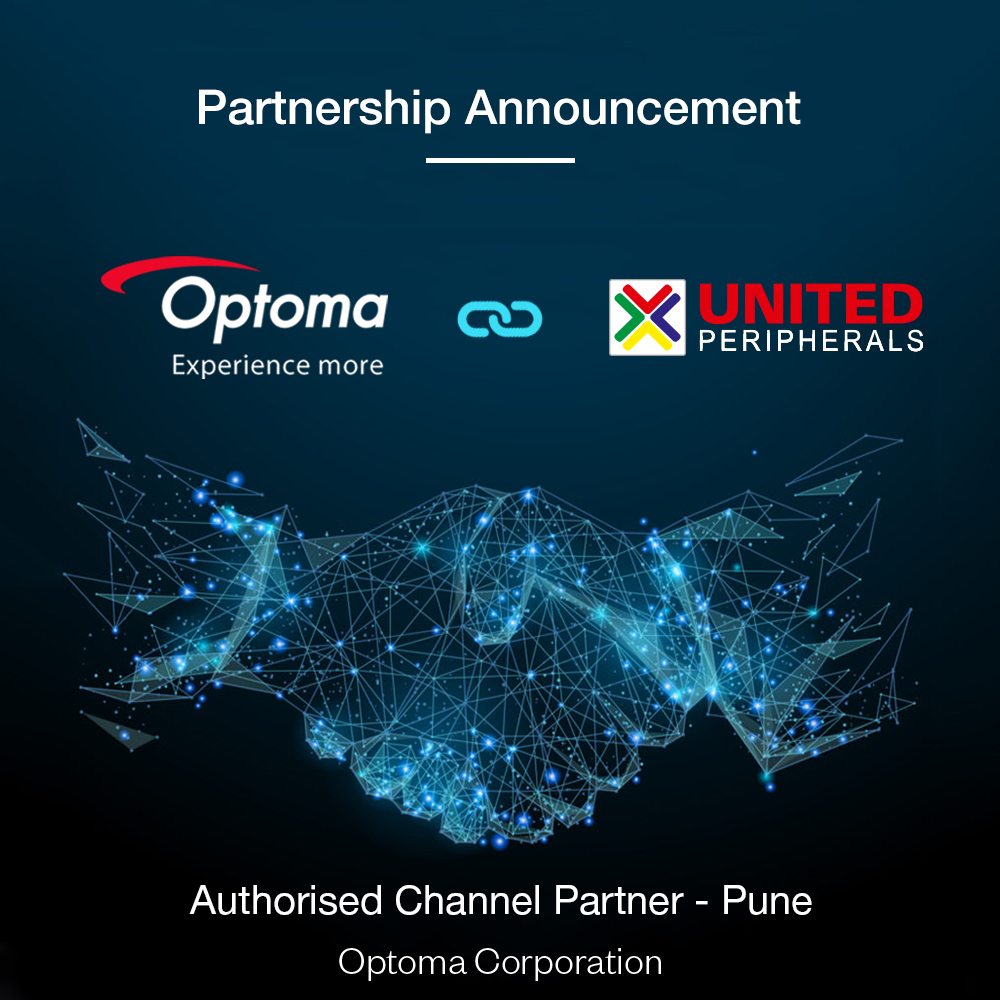 IndiaOptoma's tweet photo. We are glad to announce United Peripherals as our Authorised Channel Partner for Pune. United Peripherals is dedicated to provide solutions across multiple segments.
#OptomaCorporation #UnitedPeripherals #Partnership #authorisedpartner #channelpartner #electronicsolution https://t.co/kZe2XztCMw