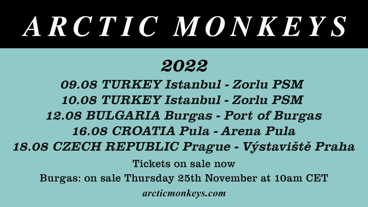 تويتر arctic monkeys arcticmonkeys