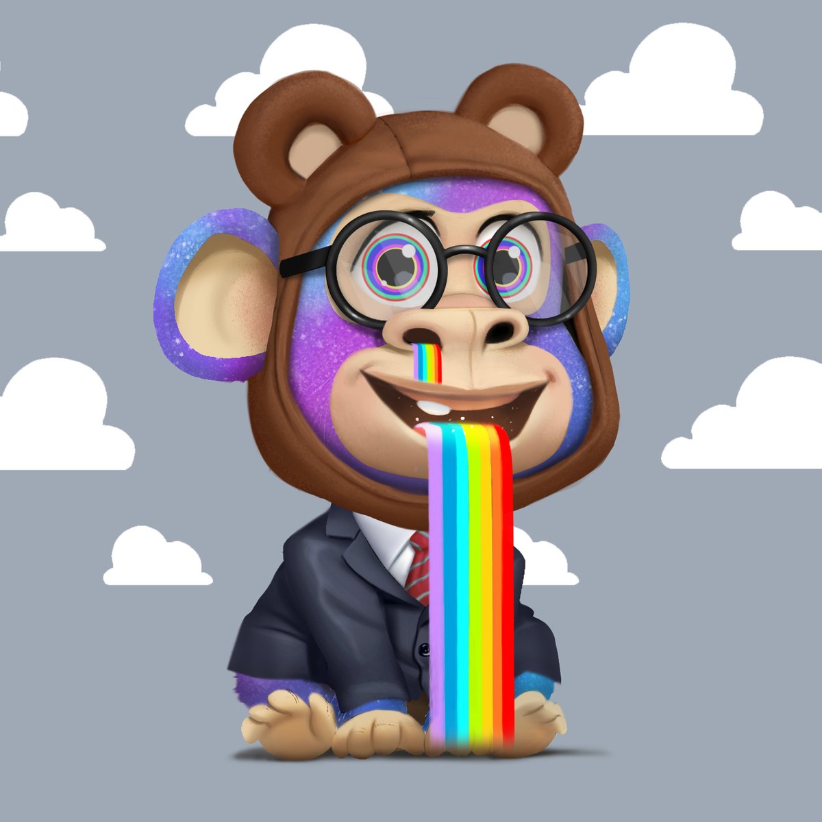 ApeKidsClub's tweet photo. Another sneak peak at some of the #ApeKidsClub traits!😍

PLEASE show some love to our incredible artist @VictoriorCG! He is so talented &amp; has poured his heart into this project!❤️

🚨GIVEAWAY: 3 WL spots
To enter
-Follow us &amp; @VictoriorCG 
-Like &amp; RT
-Tell us your favorite trait https://t.co/WKsT6uGF1f