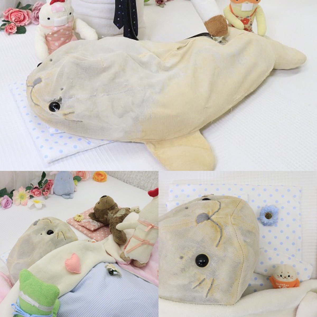 cocoro_bz's tweet image. ぬいぐるみ病院🧸です。

「10歳の時に祖母から誕生日プレゼントでもらったことが出会い。
家族みんなが好きで居るだけでなごむ存在」ぼんちゃん　31歳

以前の皮膚をお残しする皮膚移植手術で丈夫にふっくらふわふわになってくださいました！❤️