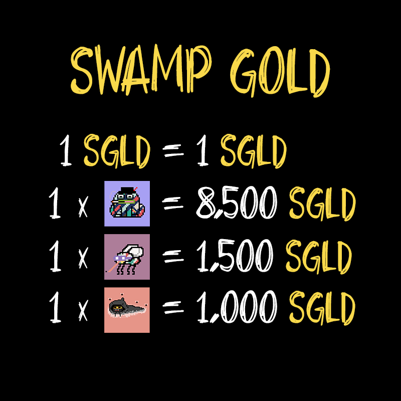 Swamp Gold for Toadz (and Flyz and Polz) tweet media
